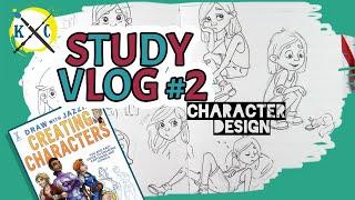 STUDY VLOG # 2 | CHARACTER DESIGN | Kallerhult Creations