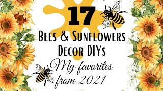 *EASY*BEE & SUNFLOWER DIYS