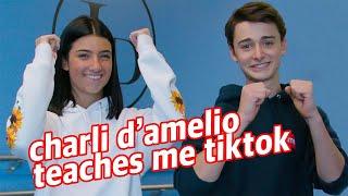 Noah Schnapp - Charli D’Amelio Teaches Me TikTok Dances!