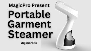 Best Portable Garment Steamer for Clothes, Garments, Fabrics Removes Wrinkles #digimore24 #iron