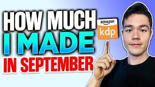 My New Amazon KDP Earnings 2022 - September Income Report