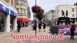 Walking in Northampton Town Centre UK | July 2022