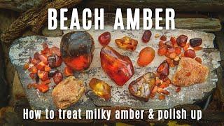 How to clear and polish amber - from rough to gemstone with ease