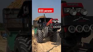 Swaraj 855 with full heavy load trolley power testing swaraj 855 #shorts #automobile