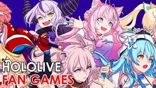 I played a bunch of Hololive fan games