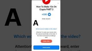 How To Make 10x On Crypto PART 3 Cats Video Code | Cats Airdrop New Video Code #catsairdrop #code