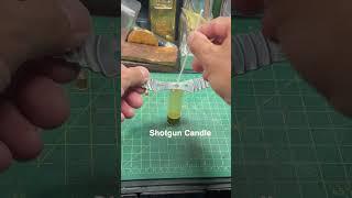 SHOTGUN CANDLE ️ MELT by W2M #asmr #shorts #candle