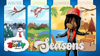 The Seasons Song | Kids Songs | Super Simple Songs | HipHop Boobly Show