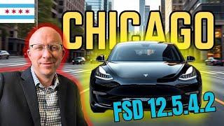 FSD 12.5.4.2 in Downtown Chicago - After Testing for 1 Week - The Truth is Revealed