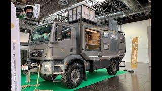 Crawler Otag 600 expedition vehicle MAN truck RV Motorhome Camper walkaround and interior  V0124