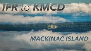 900ft Overcast ️ Flying to Mackinac Island - 3 Countries in 3 Weeks: PART 4