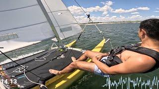 Sending it on the Hobie banana