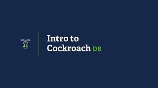 [2017 tutorial] Get Started with CockroachDB