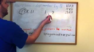 Spicy Crocodile Tutoring - Multiply any two digit number by 11 easily in your head