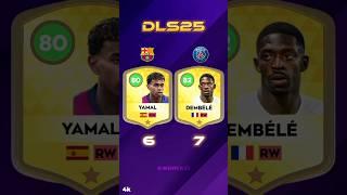 Barcelona vs PSG • DLS25 #dls25players #dls25 #dreamleaguesoccer2025 #dreamleaguesoccer