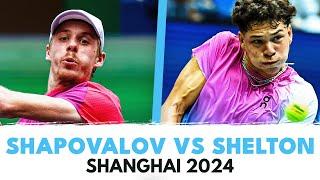 Ben Shelton vs Denis Shapovalov Highlights | Shanghai 2024