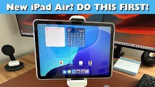 Step-by-Step Setup & Customization Guide for iPad Air