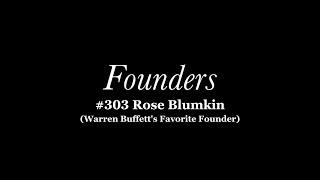 #303 Rose Blumkin (Warren Buffett's Favorite Founder)