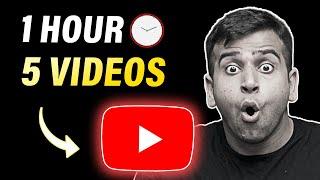 How to create MORE YouTube Videos in LESS time | Productivity Tips | CA Sumit Mehta | Classplus