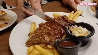 TGI FRIDAY'S | DINNER W/ FAMILY | ARIAKE GARDEN MALL | SWEET SHERRY VLOG