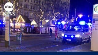 Car drives into crowd at Christmas market in Magdeburg, Germany: Police