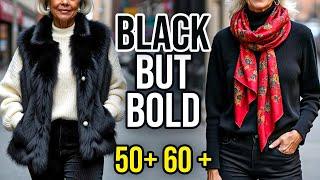 How to Wear Black Over 50 & 60 | Elegant Outfits & Styling Tips