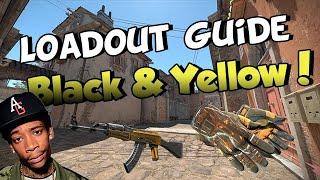 CS2 Skins - Black & Yellow skin loadout that wont break the bank (hopefully)!