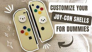 How to Customize Joy-con Shells FOR DUMMIES (EASY) - eXtremeRate & Nintendo Switch