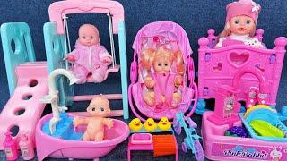 11 Minutes Satisfying with Unboxing Pink Rocking Playset，Bath Toys Collection ASMR | Review Toys