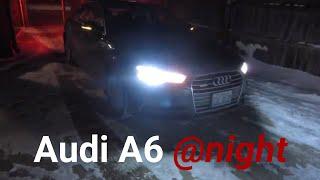 2018 Audi A6 2.0T Quattro // Night-time Tour // 100 rental cars