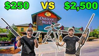 CHEAP vs EXPENSIVE Bass Pro Shops HUNTING Challenge!!! (Catch Clean Cook)