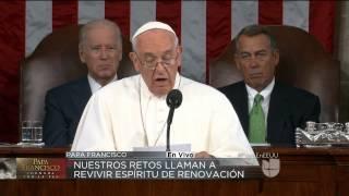 Discurso completo del papa Francisco ante el Congreso de Estados Unidos