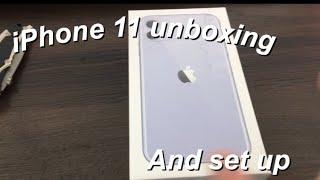 IPHONE 11 unboxing + set up