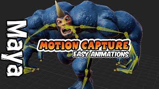 Using Motion Capture in Maya Tutorial (Define, Bake, Customize)