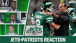 Bart Scott, Willie Colon and crew react to Jets' 24-3 win over Patriots | SNY