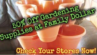 FIRE SALE at Family Dollar!!! Go Buy Gardening Supplies Now 50% Off!