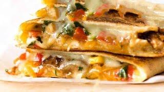 Veg Quesadilla  Recipe | Mexican Cheesy Vegetable Quesadillas