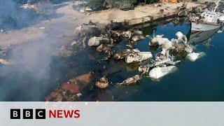 Israel confirms attack on Syrian naval fleet | BBC News