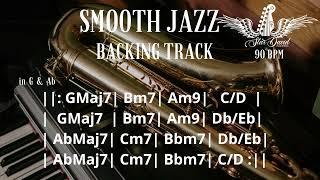 Backing Track Smooth Jazz in G & Ab