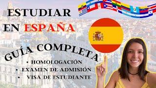 Como estudiar la universidad en España siendo extranjero 4 PASOS! Requisitos estudiar en España 2022