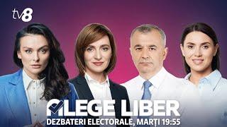 ALEGE LIBER 15.10.2024: Victoria Furtună, Maia Sandu, Ion Chicu și Natalia Morari