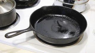 Seasoning a Cast Iron Pan