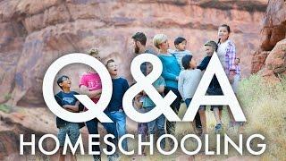 Q & A : HOMESCHOOLING OUR BIG FAMILY : RV Fulltime w/9 kids