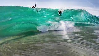 SHALLOW SANDBAR SLABS AND FINLESS SURF! (RAW Bonus Footage)