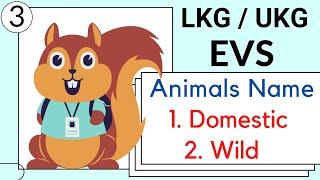 Domestic and Wild Animals | learn domestic animals name , wild animals name | toppo kids