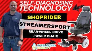 Shoprider Streamer 888WA Sport Electric Rear Wheel Drive Power Chair [2024]