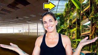 Turning An Abandoned Building Into A Giant Terrarium!