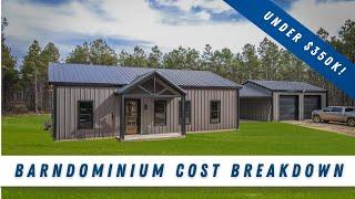 Cost to Build | 3 Bedroom | 2 Bath | 1785 sq ft | 1845 Barndominiums