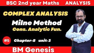 Complex Analysis \ Constructing an Analytic function by Milne Thomson's Method \ L-5