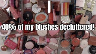 Blush Collection and Declutter 2025 | With Swatches!